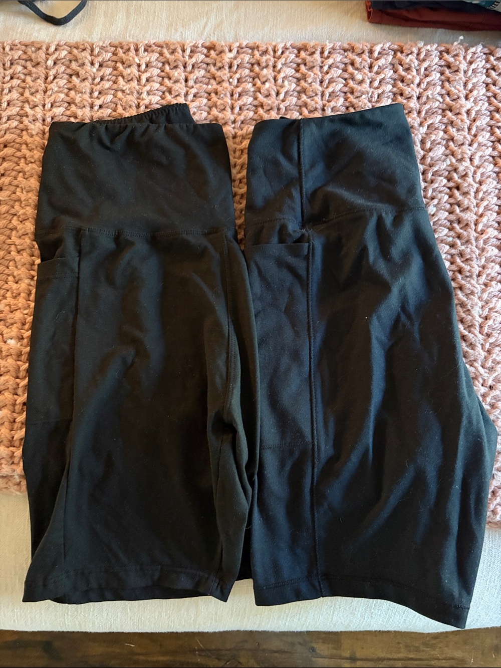 Black Kids Active Leggings - Comfortable Stretch Bottoms
